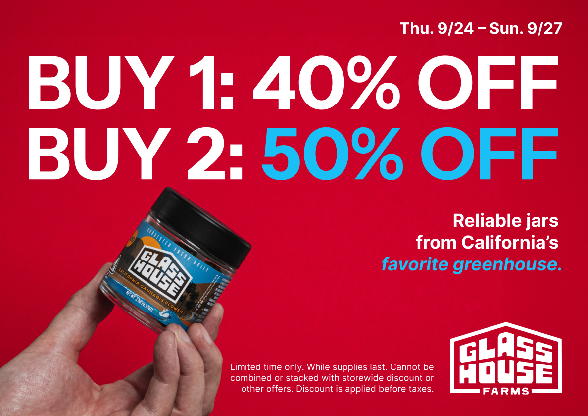 50% Off Glass House Farms