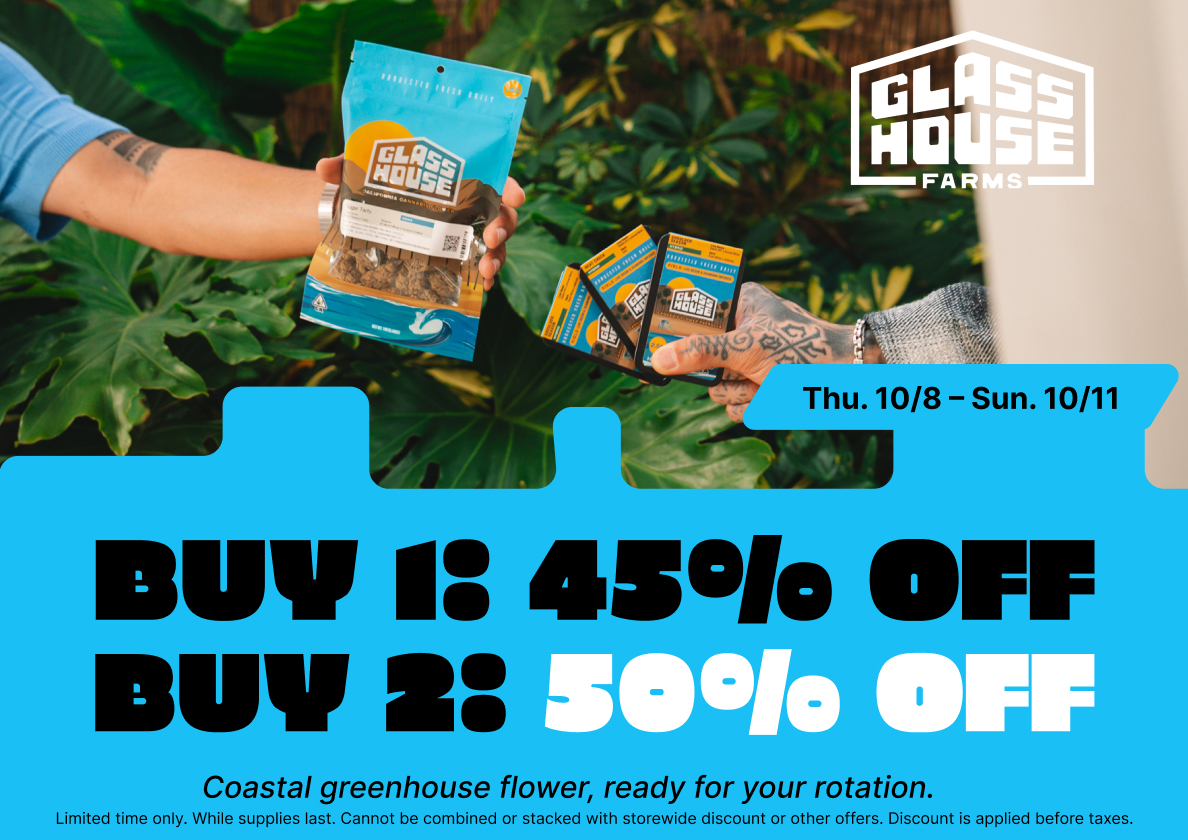 50% Off Glass House Farms