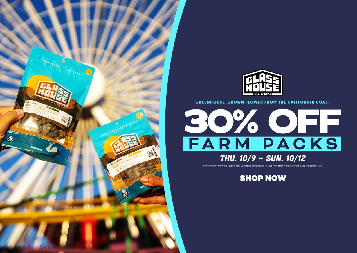30% Off Glass House Farms Farm Packs