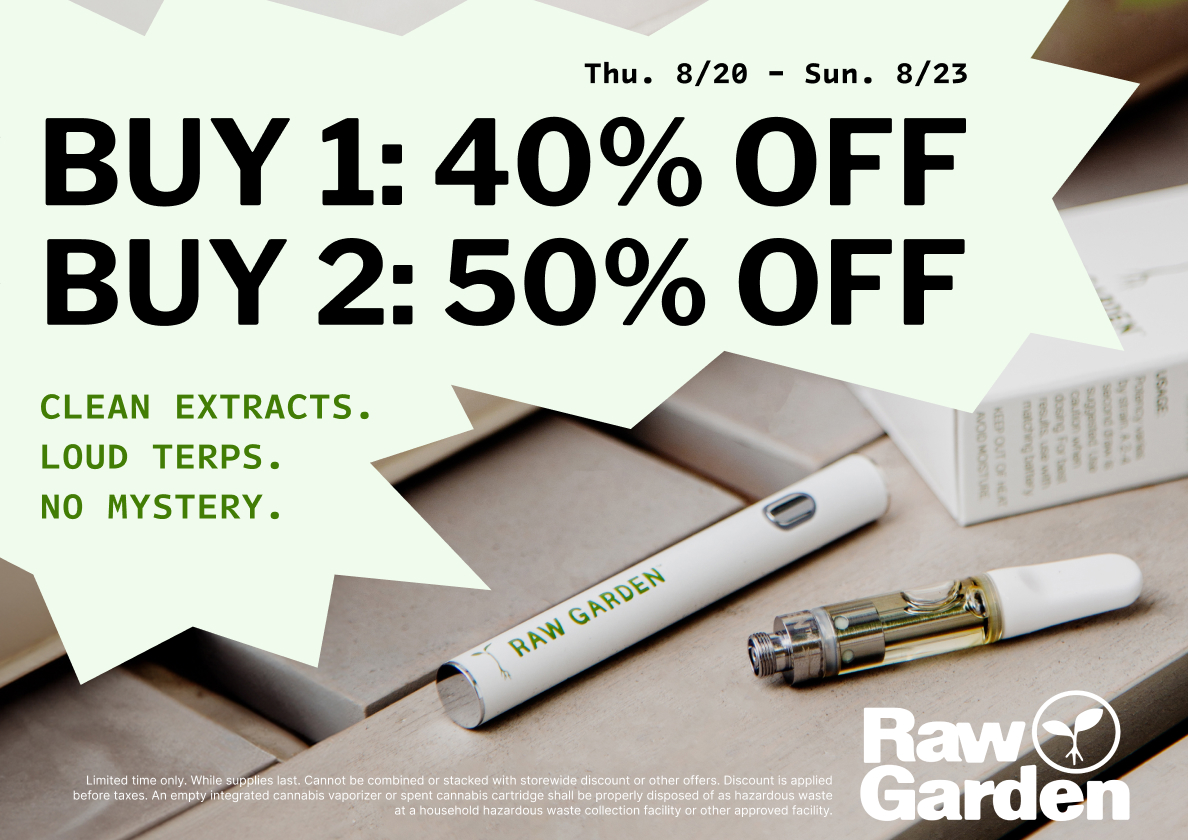 50% Off Raw Garden