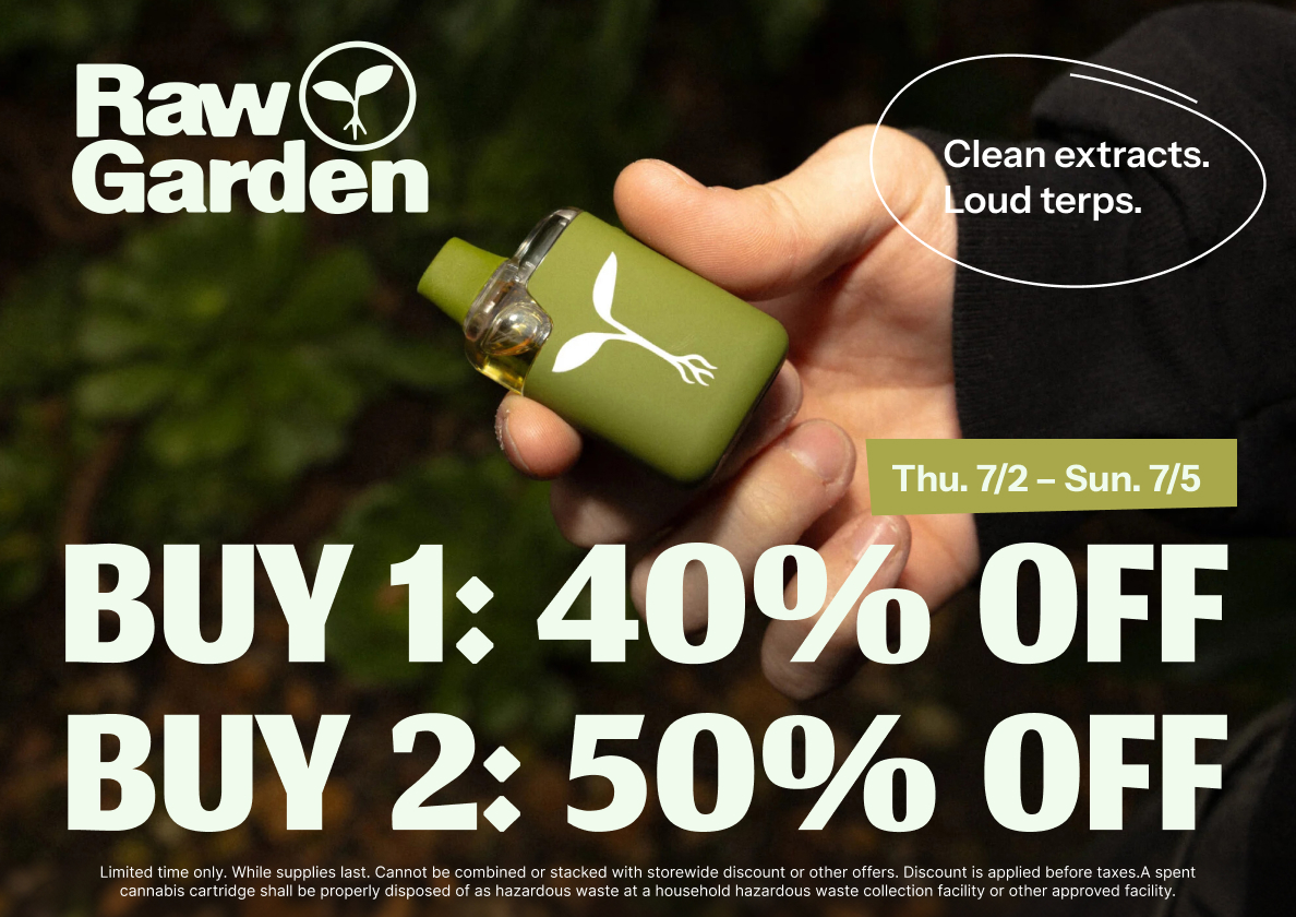 50% Off Raw Garden