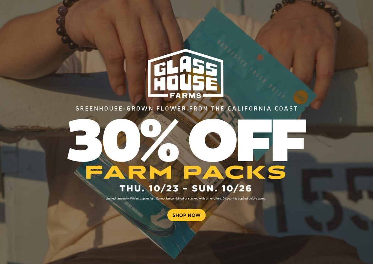 30% Off Glass House Farms Farm Packs
