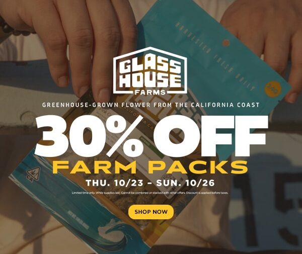 30% Off Glass House Farms Farm Packs