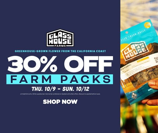 30% Off Glass House Farms Farm Packs