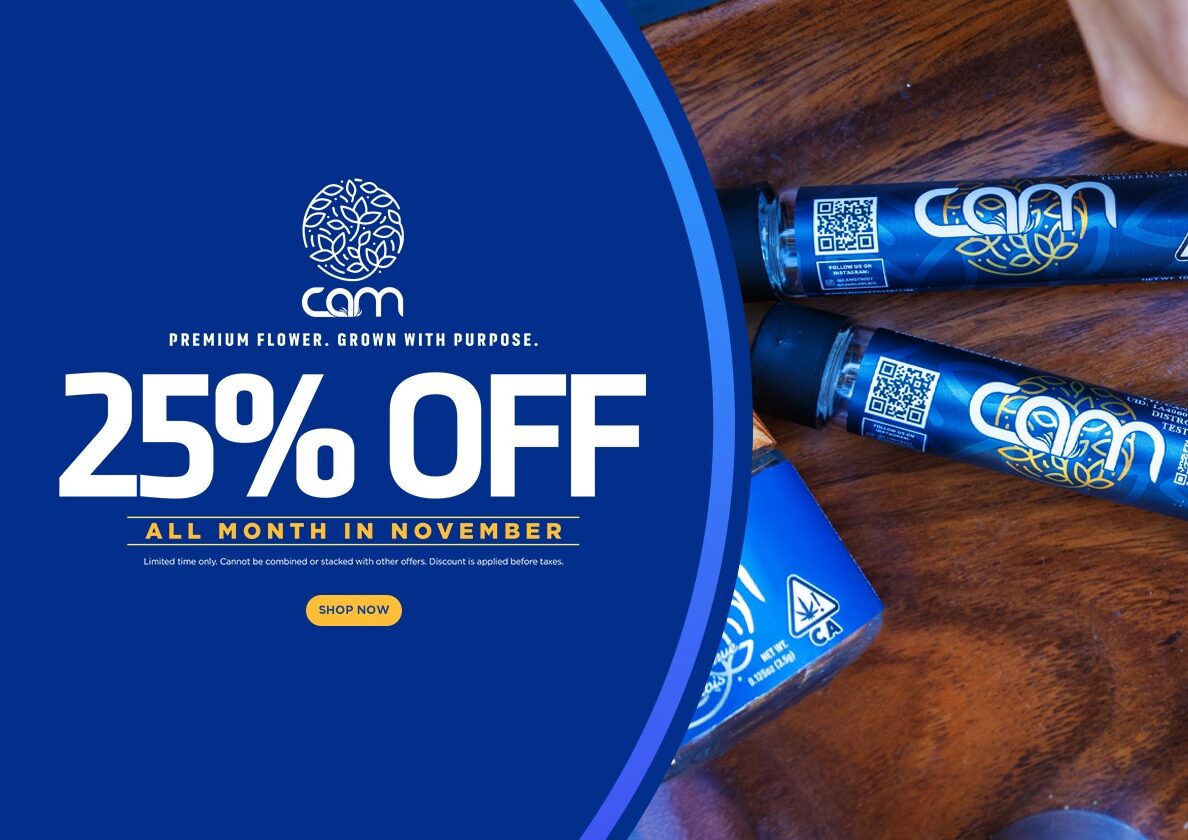 25% Off CAM