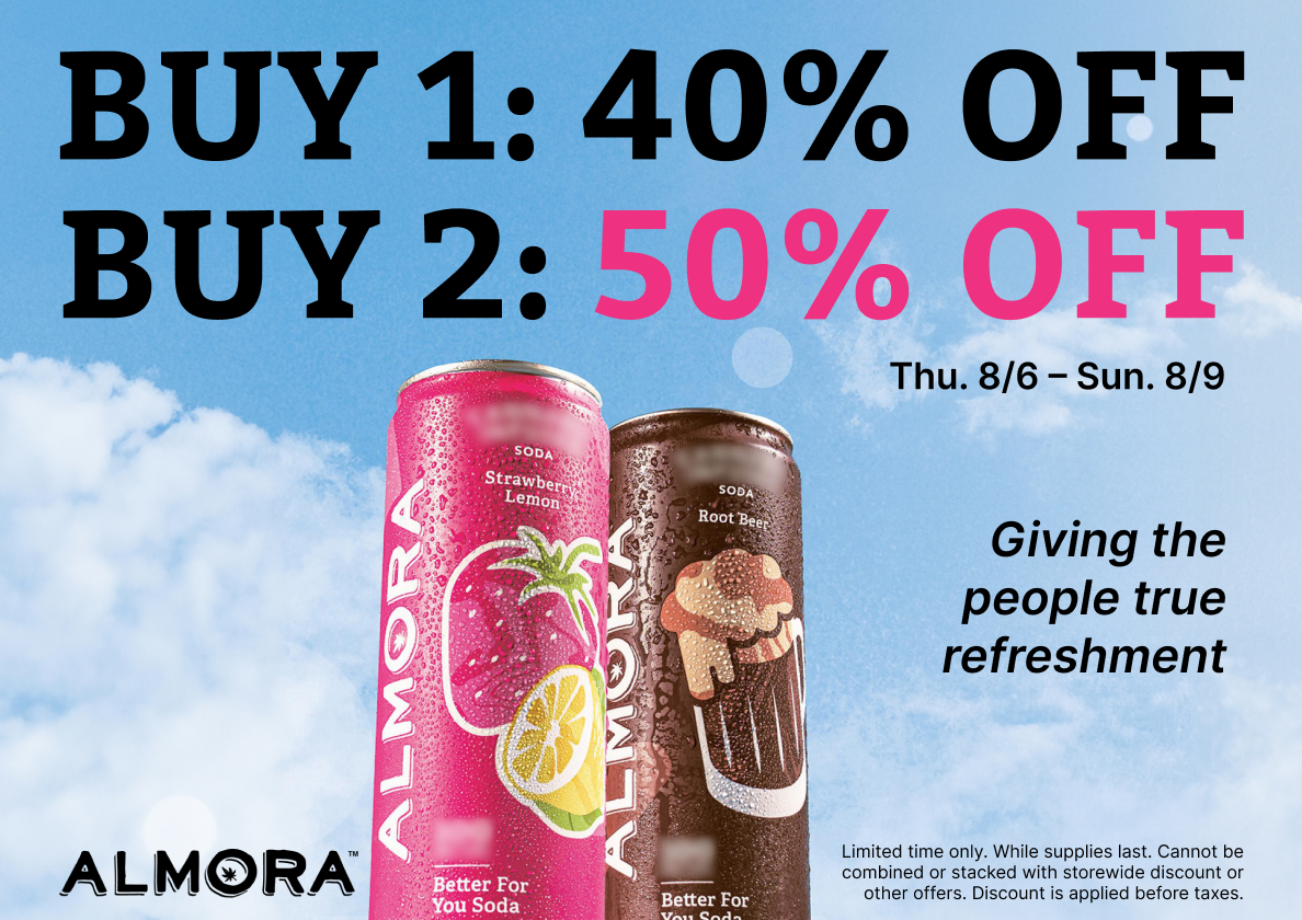 50% Off Almora Beverages