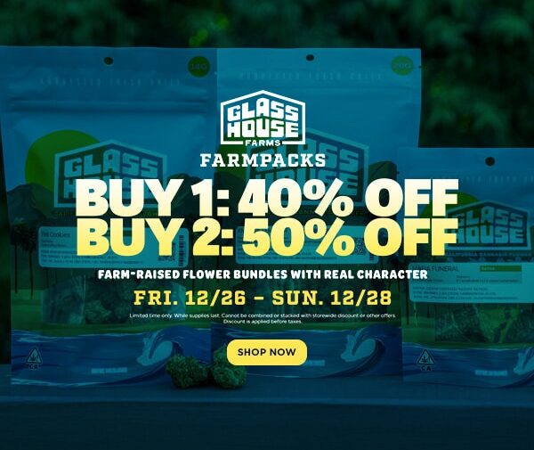 50% Off Glass House Farms Farm Packs