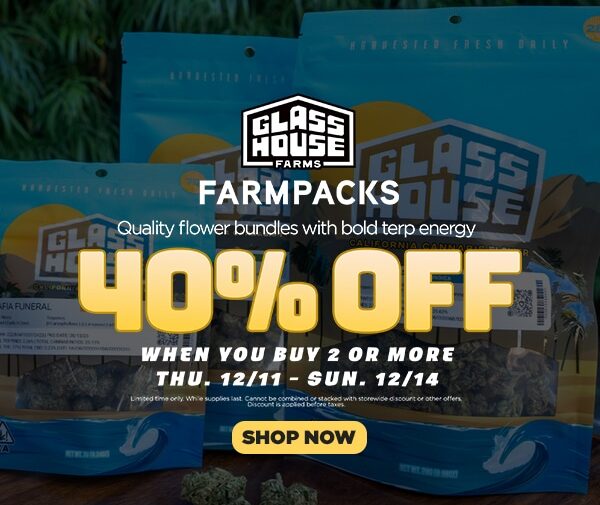 40% Off Glass House Farms Farm Packs