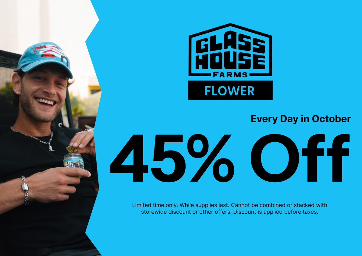 45% Off Glass House Farms Flower