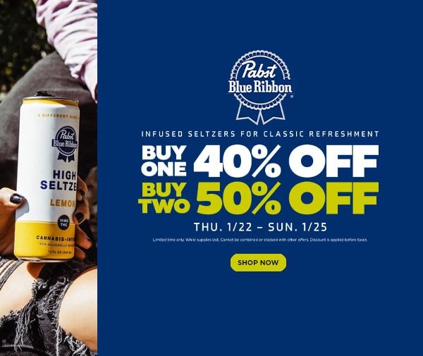 50% off PABST