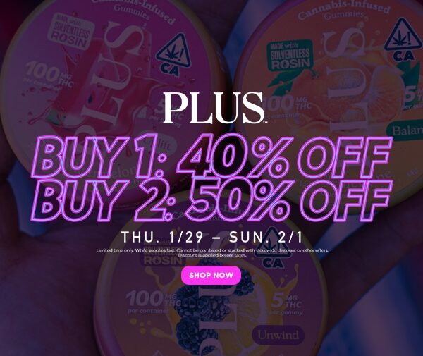 50% Off PLUS