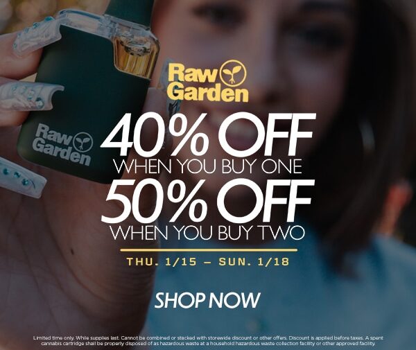 50% Off Raw Garden