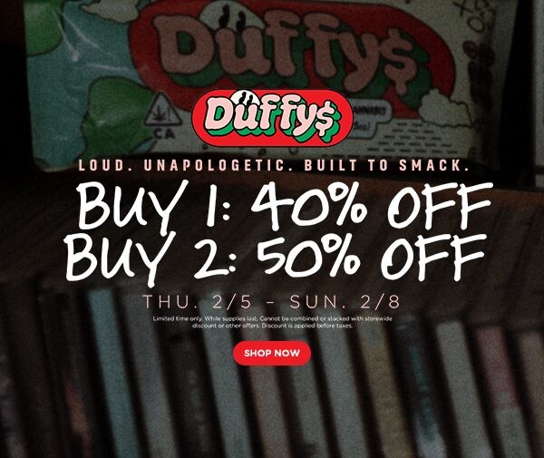 50% Off Duffy$