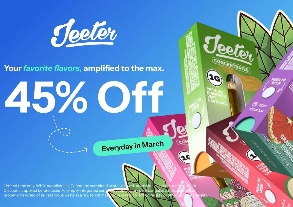 45% Off Jeeter
