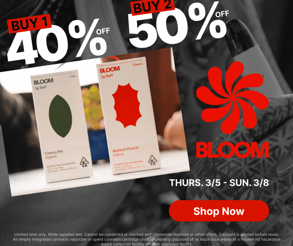 50% Off Bloom