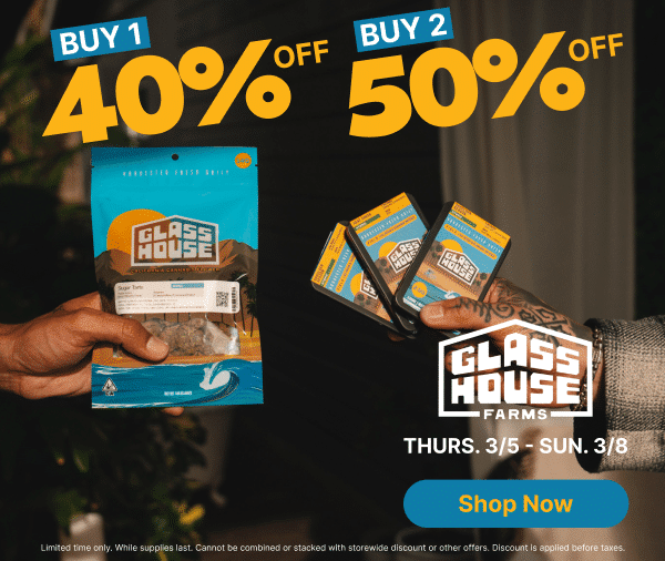 50% Off Glass House Farms products