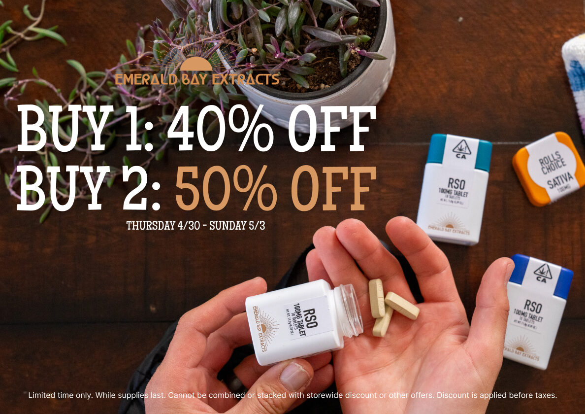 50% Off Emerald Bay Extracts