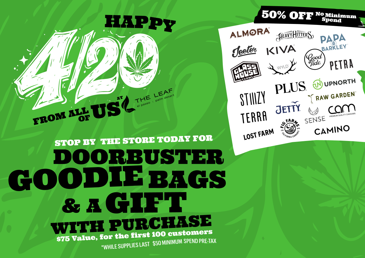 4/20 is Here!!!