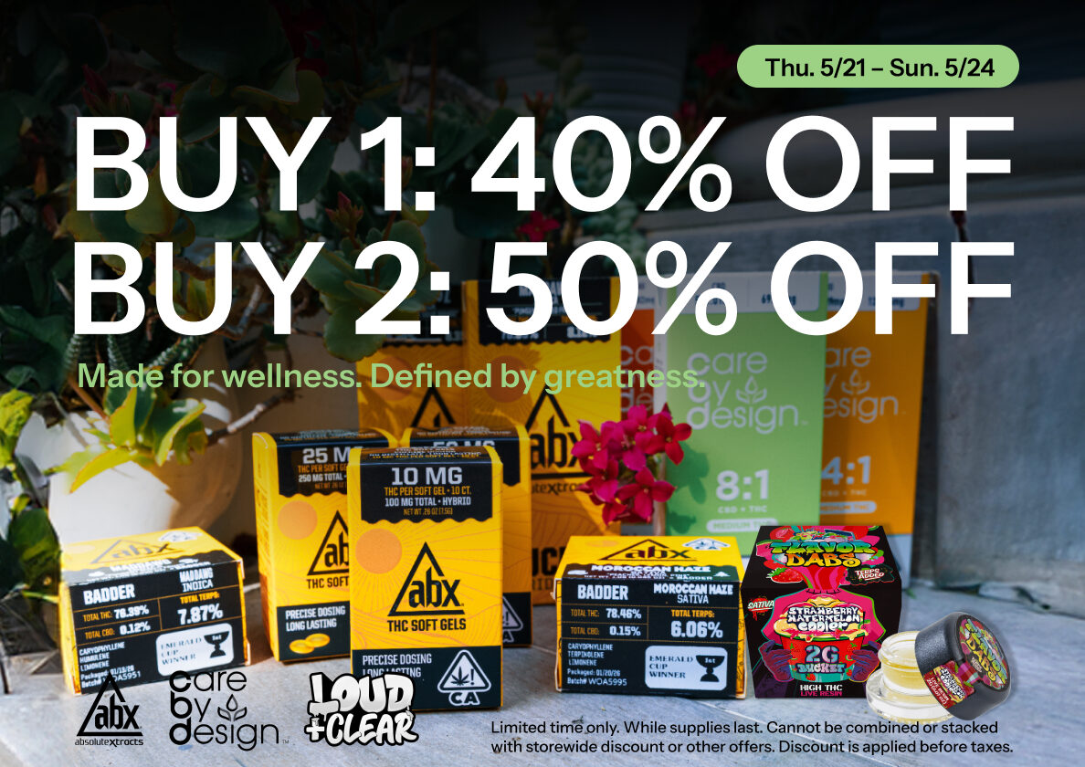 50% Off ABX, Care by Design and Loud & Clear