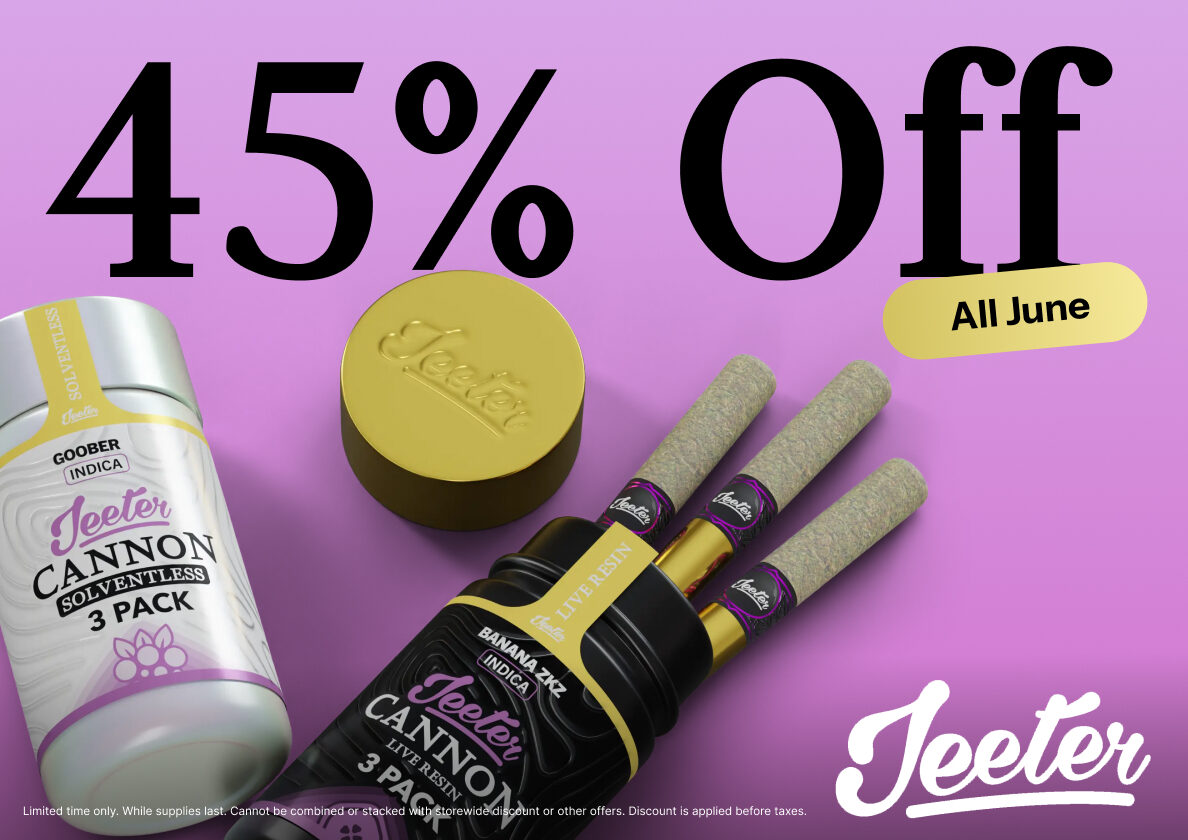 45% Off Jeeter June