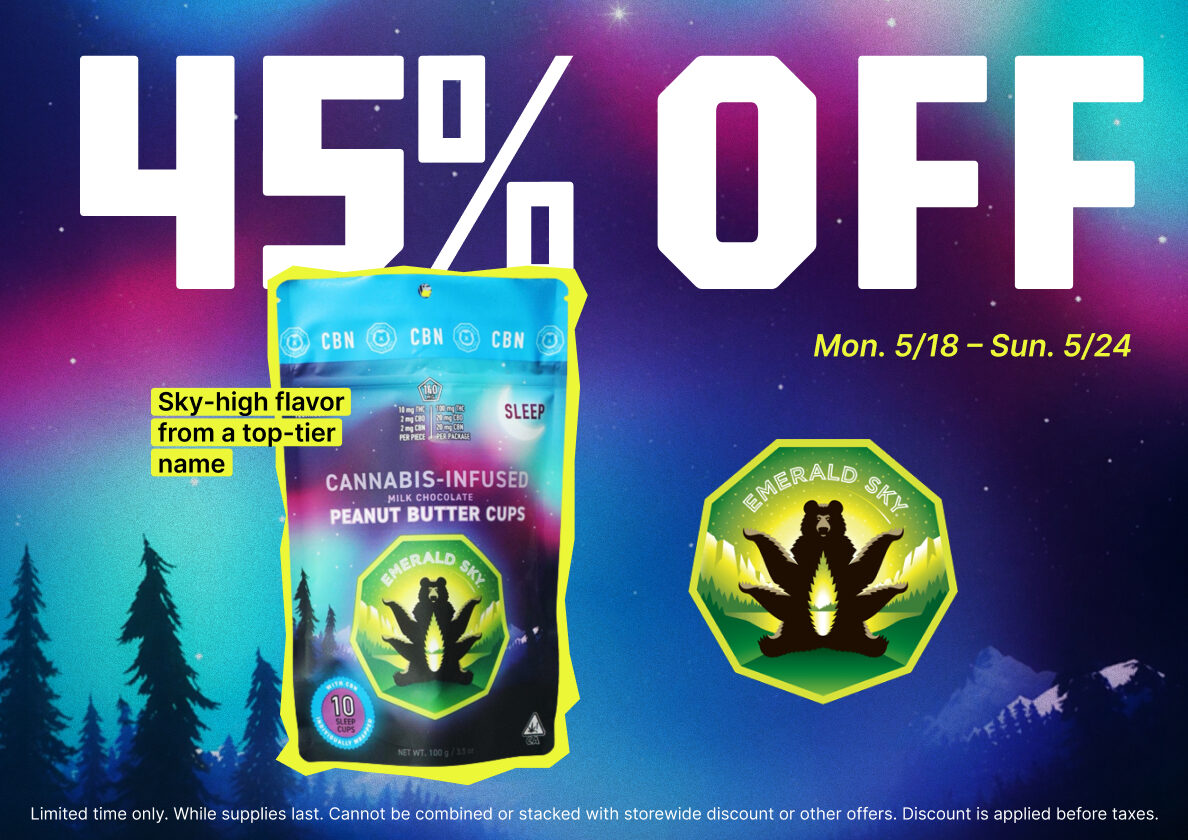 45% Off Emerald Sky