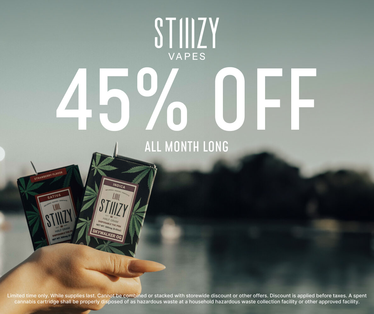 45% Off STIIIZY Vapes