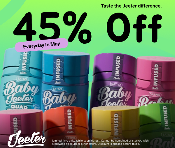 45% Off Jeeter