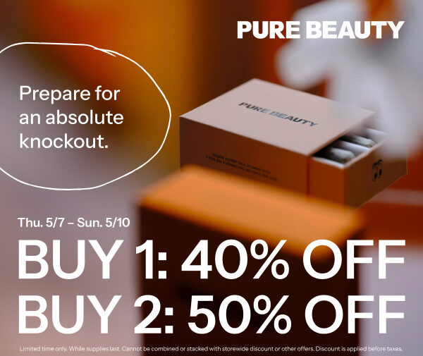 50% Off Pure Beauty