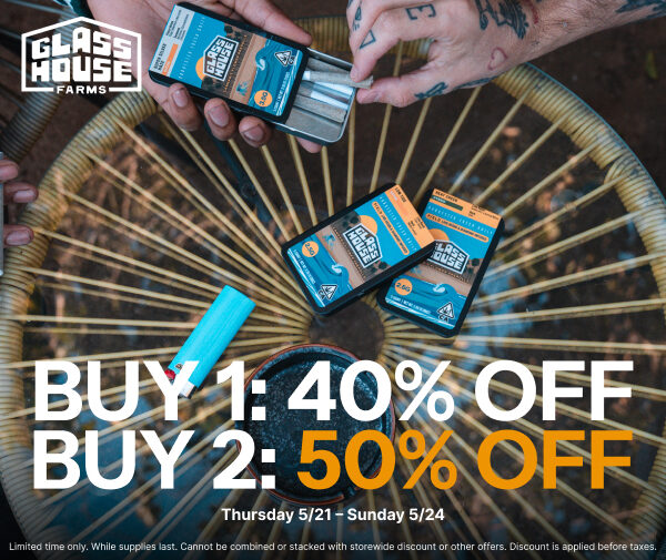 50% Off Glass House Farms products