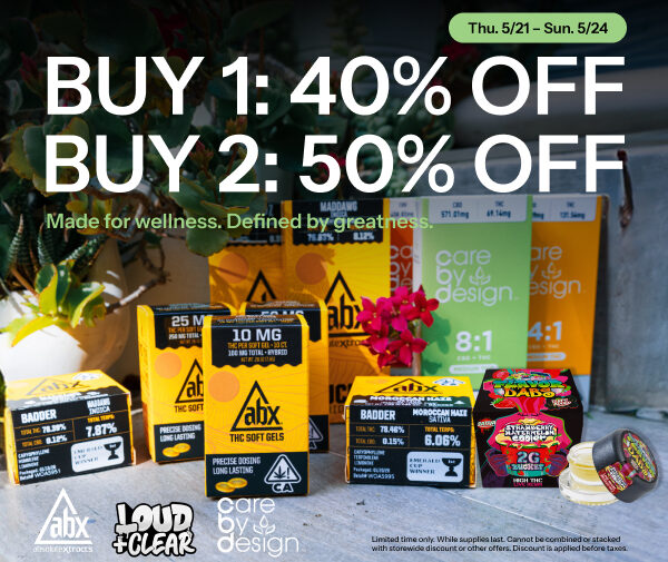 50% Off ABX, Care by Design and Loud & Clear