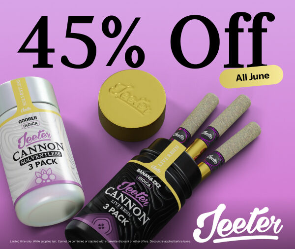 45% Off Jeeter June