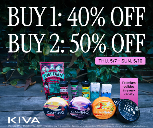 50% Off Kiva Brands