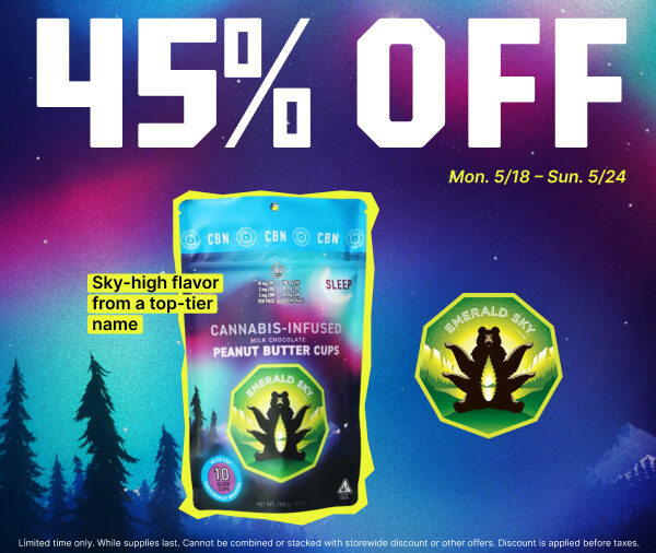 45% Off Emerald Sky