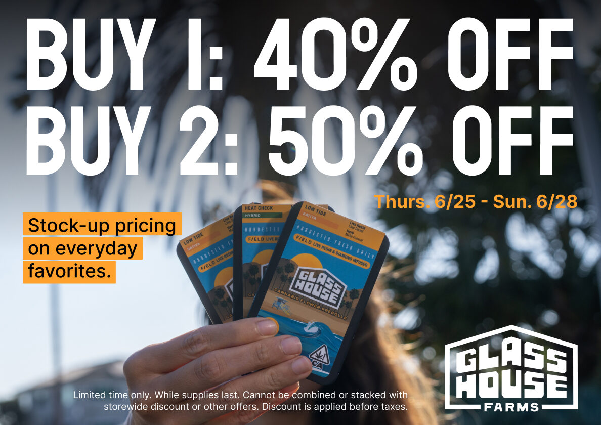 50% Off Glass House Farms