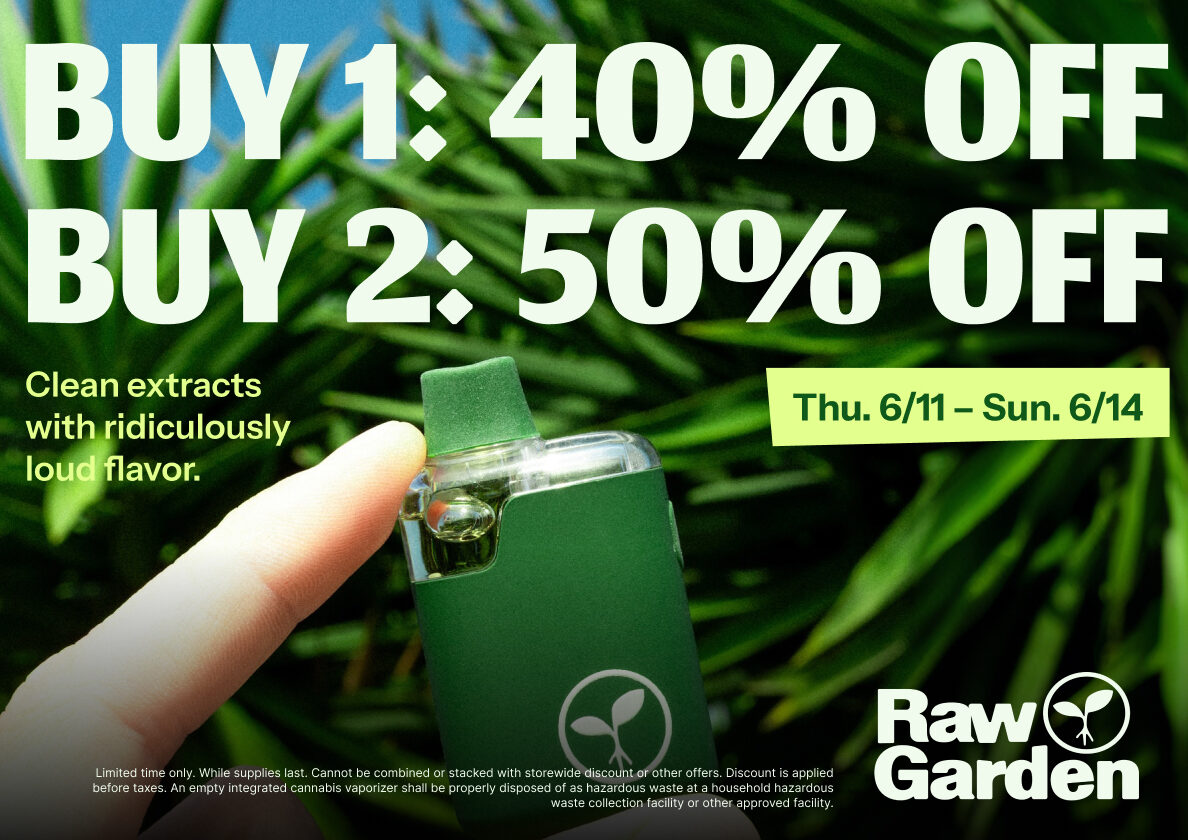 50% Off Raw Garden