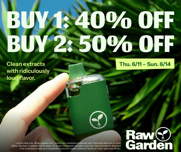 50% Off Raw Garden