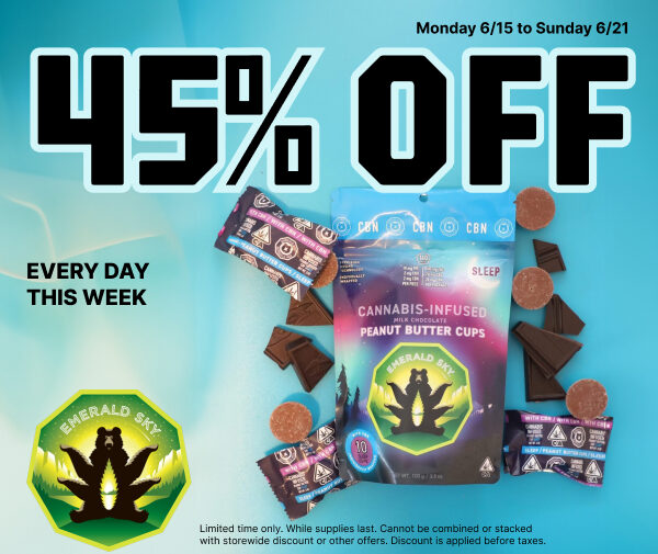 45% Off Emerald Sky