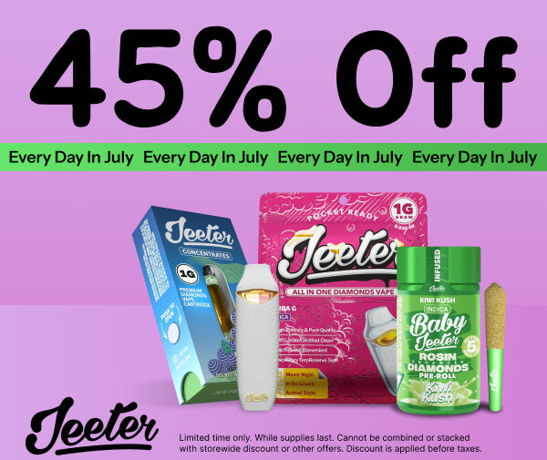 45% Off Jeeter