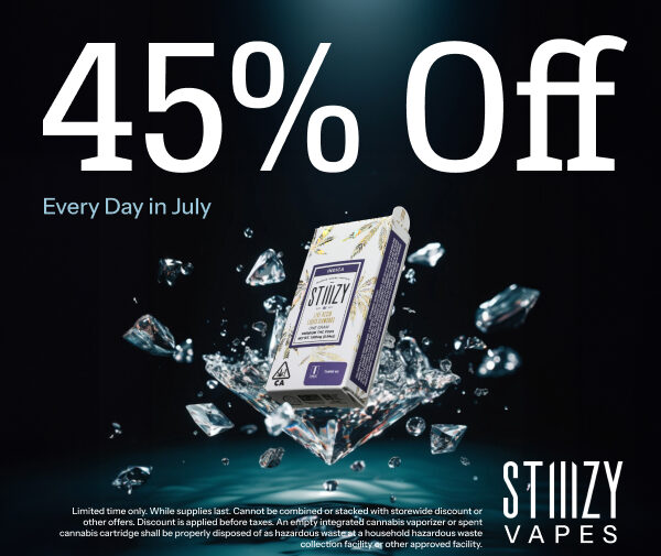 45% Off STIIIZY Vapes