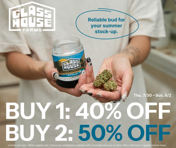 50% Off Glass House Farms