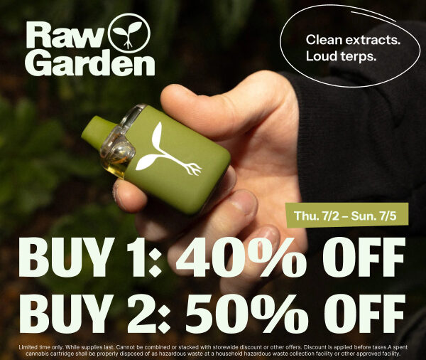 50% Off Raw Garden