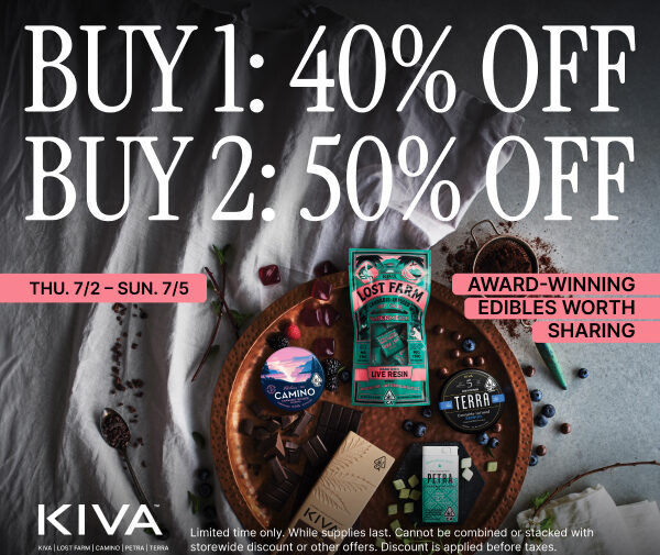 50% Off Kiva Brands