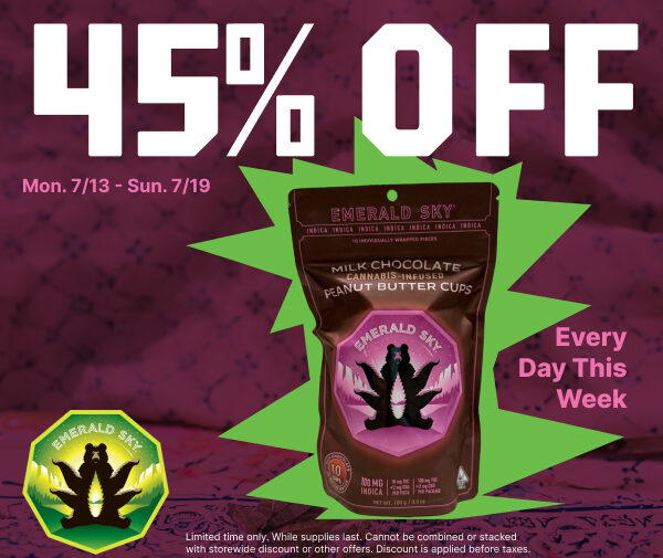 45% Off Emerald Sky