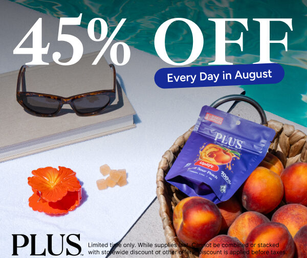 45% Off PLUS