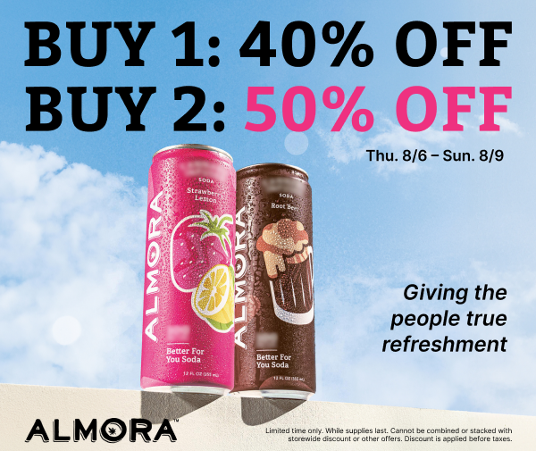 50% Off Almora Beverages