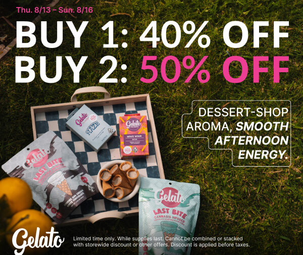 50% Off Gelato