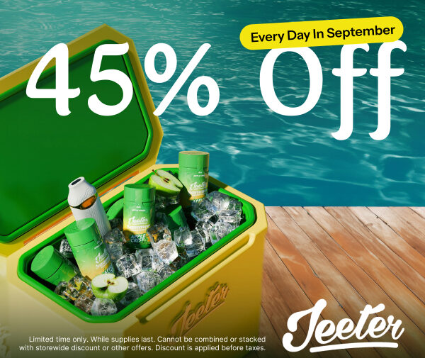 45% Off Jeeter
