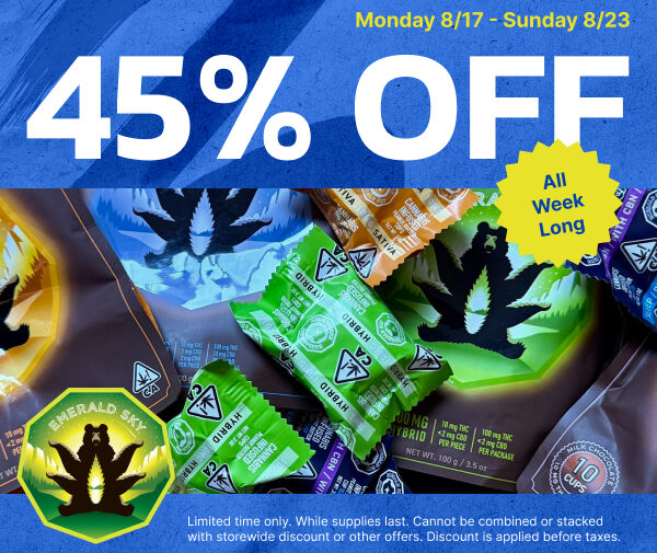 45% Off Emerald Sky