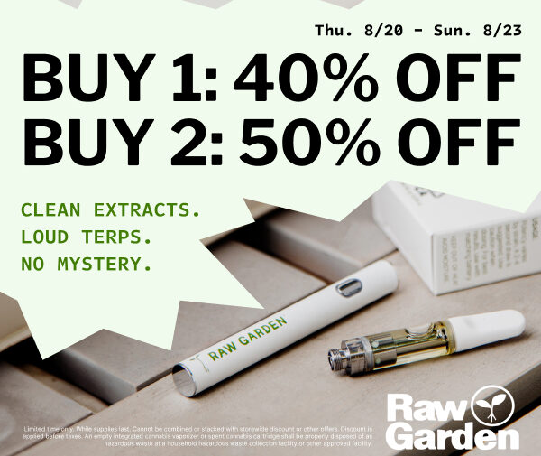 50% Off Raw Garden