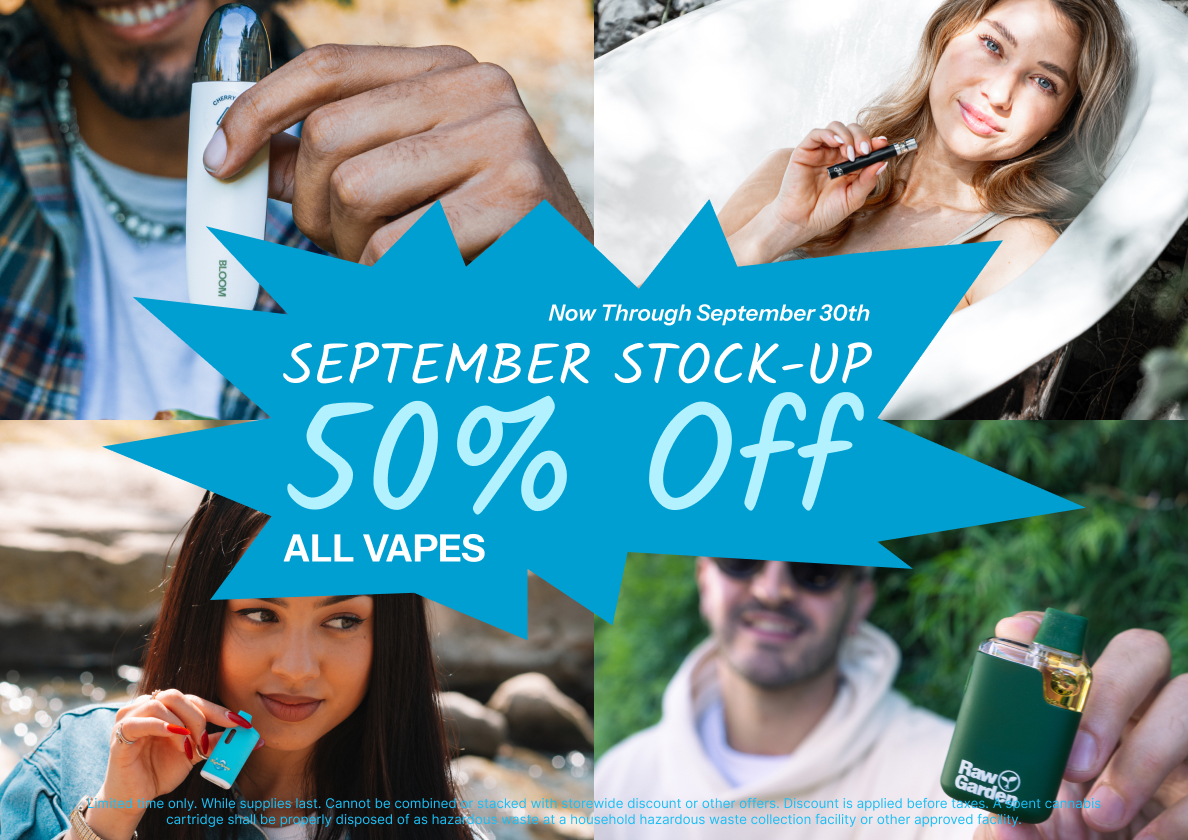 50% Off All Vapes